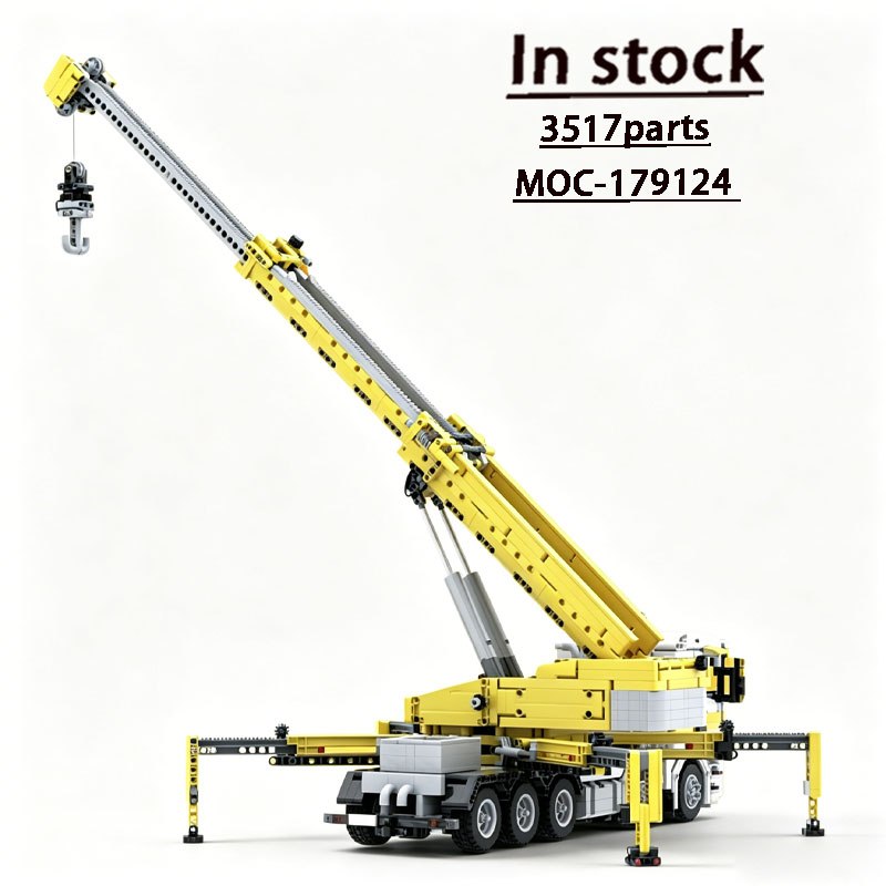 Heavy Equipment Lego - MOC-179124 도시 신형 중장비 크레인 트럭