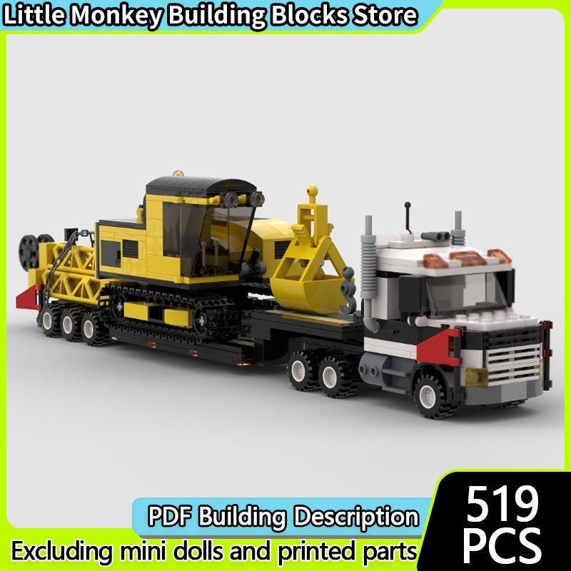 Heavy Equipment Lego - 시티카 모델 MOC 빌딩 블록 크롤러