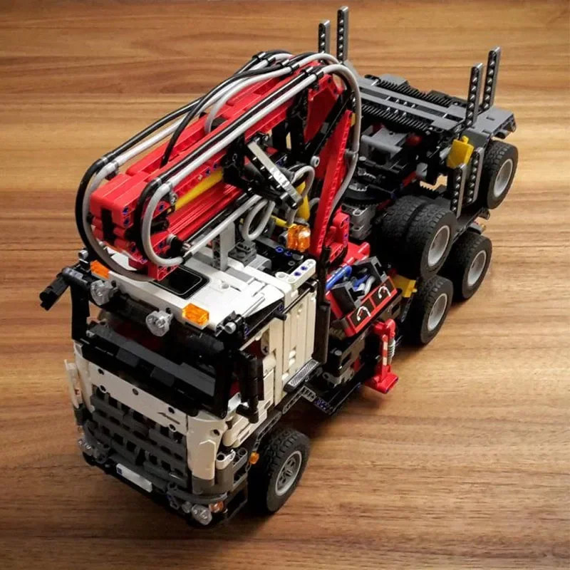 Heavy Equipment Lego - 42043 긴 나무 트럭 크레인 Sany
