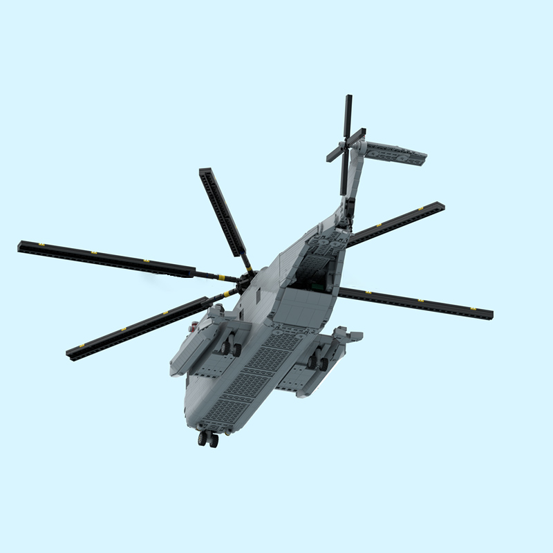 CH-53D 대형 헬리콥터 모델 MOC 조립 블록 전쟁 - Heavy Equipment Lego 리뷰 및 가격