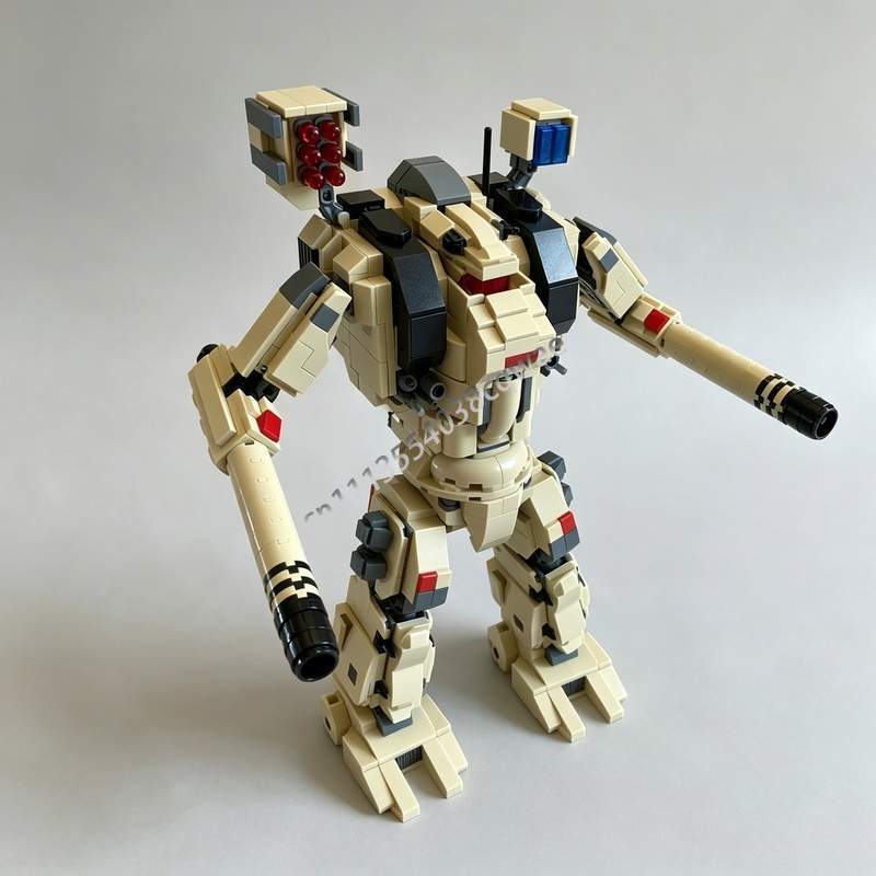 1198PCS 사막 전투용 중장갑 로봇 MOC 기계 조 - Heavy Equipment Lego 리뷰 및 가격