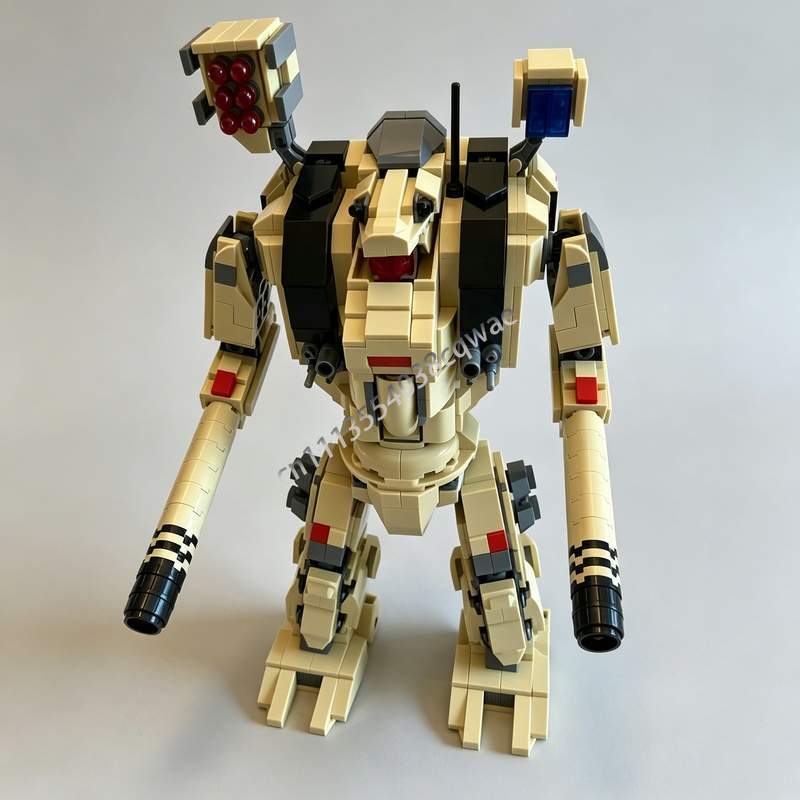 1198PCS 사막 전투용 중장갑 로봇 MOC 기계 조 - Heavy Equipment Lego 리뷰 및 가격