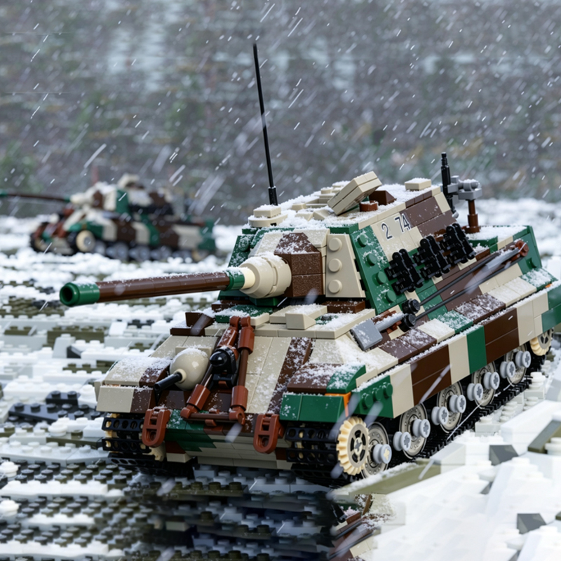 qwert 중전차 파괴기 모델 MOC 조립 블록 전쟁  - Heavy Equipment Lego 리뷰 및 가격