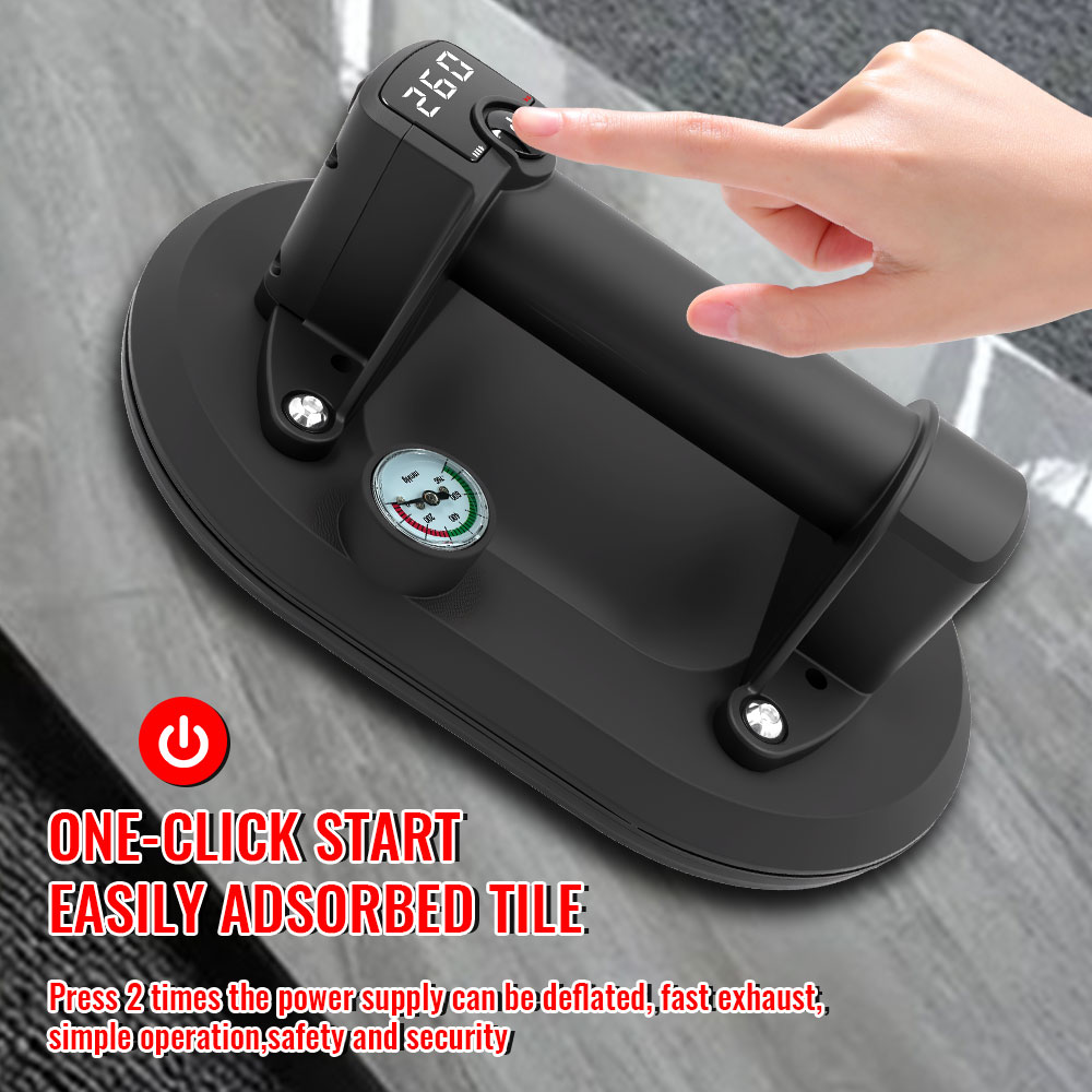 새로운 전기식 타원형 진공 흡착컵 260kg 운반 용량 - Vacuum Suction Cup Lifter 리뷰 및 가격