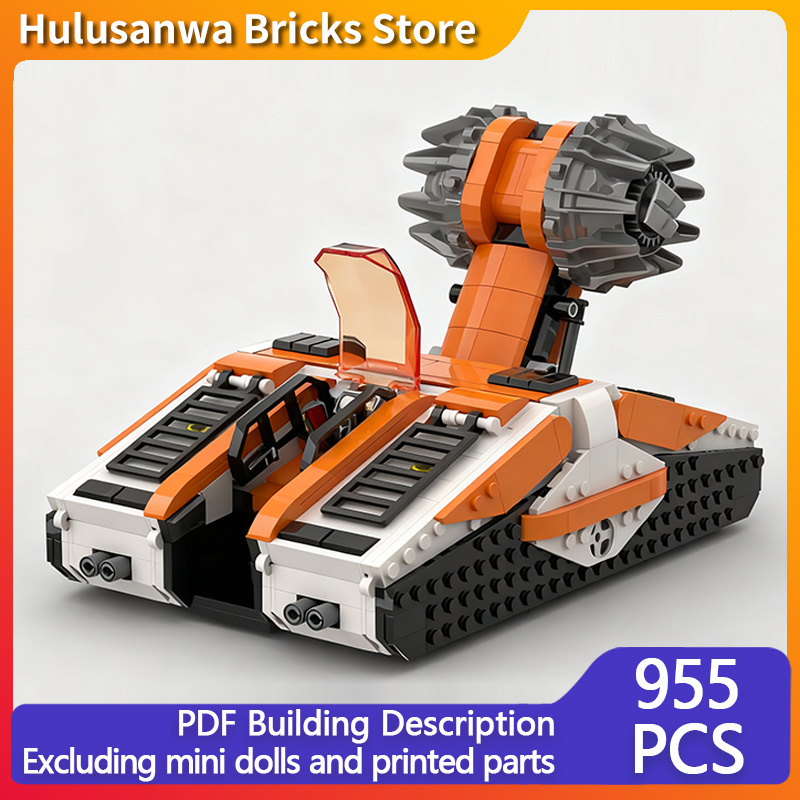 중형 우주 채광 차량 모델 MOC 빌딩 블록 전쟁 장비 - Heavy Equipment Lego 리뷰 및 가격