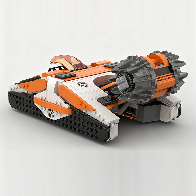 중형 우주 채광 차량 모델 MOC 빌딩 블록 전쟁 장비 - Heavy Equipment Lego 리뷰 및 가격