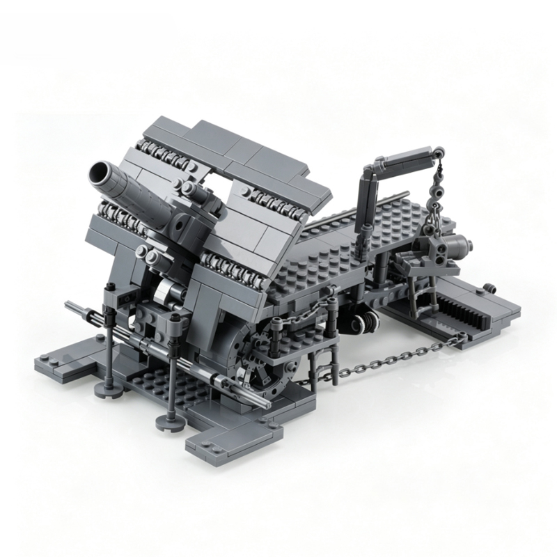 헤비 시지 모르타 모델 MOC 빌딩 블록 전쟁 장비 모 - Heavy Equipment Lego 리뷰 및 가격