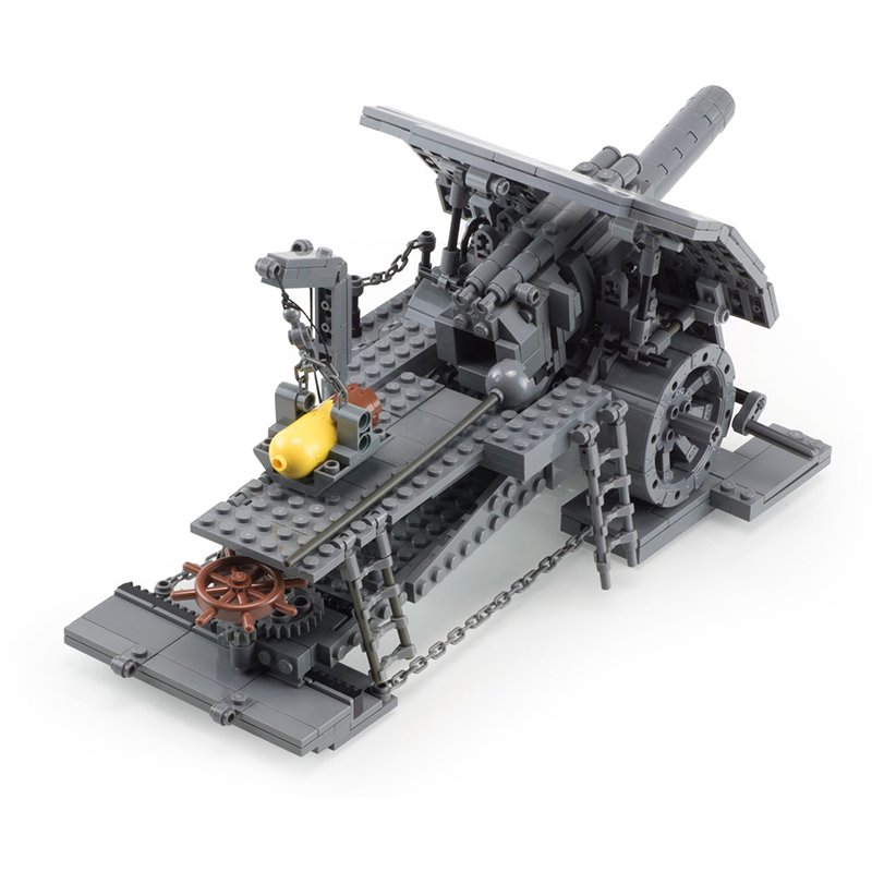 헤비 시지 모르타 모델 MOC 빌딩 블록 전쟁 장비 모 - Heavy Equipment Lego 리뷰 및 가격