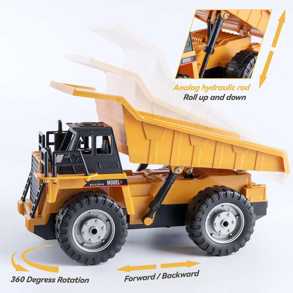 1:20 스케일 4WD 11채널 RC 덤프트럭 무선 원 - Dump Truck Toy 리뷰 및 가격