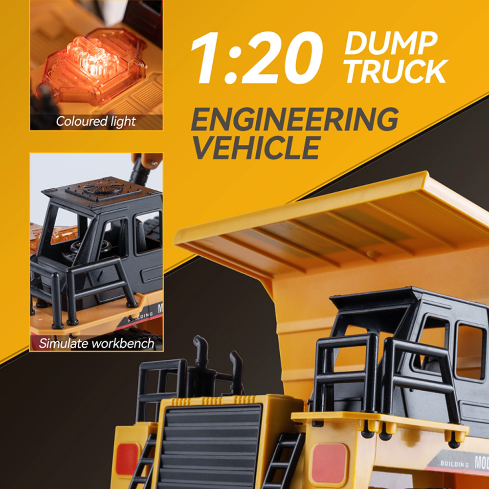 1:20 스케일 4WD 11채널 RC 덤프트럭 무선 원 - Dump Truck Toy 리뷰 및 가격
