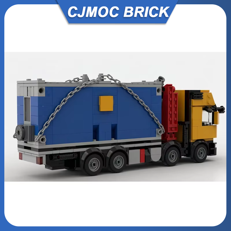 MOC 빌딩 블록 8x4 크레인 트럭 컨테이너 자동차  - Heavy Equipment Lego 리뷰 및 가격